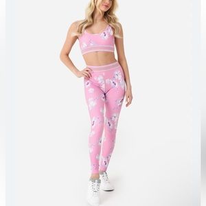 LOVESHACKFANCY workout set in size Small